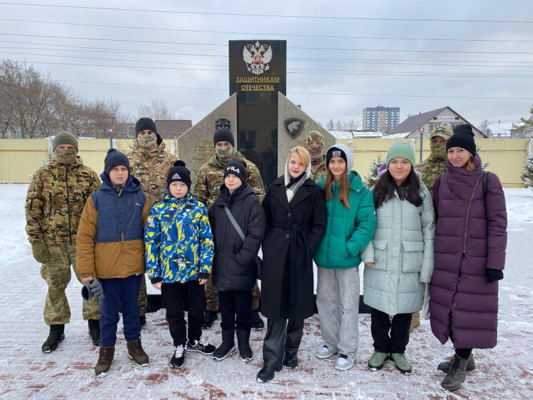 Посещение военно-патриотического музея территории ОМОН «Алтай».